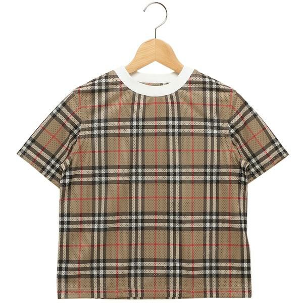 バーバリー 子供服 Tシャツ カットソー ベージュ ボーイズ BURBERRY 8078636 A7028 6Y キッズ