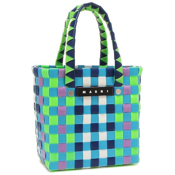 マルニ かごバッグ マルチカラー ウーブン マイクロ バスケット ブルー レディース MARNI M00178M00I WMW55F 0M845 マルニ かごバッグ マルチカラー ウーブン マイクロ バスケット ブルー レディース MARNI M00178M00I WMW55F 0M845