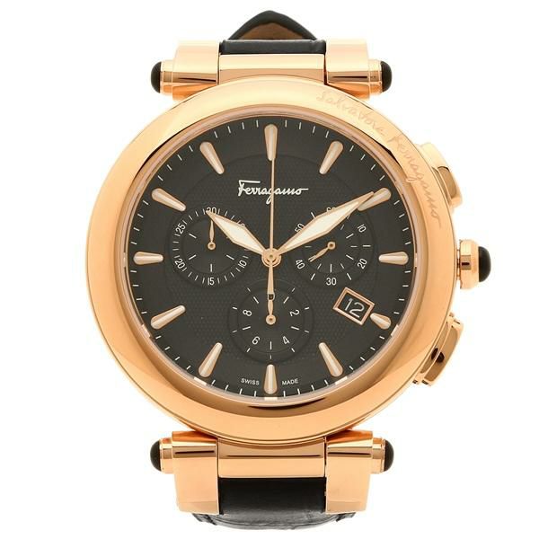 フェラガモ 腕時計 メンズ Salvatore Ferragamo FCP060017 ブラック ローズゴールド