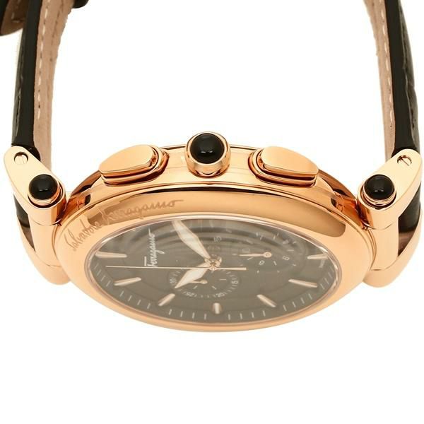 フェラガモ 腕時計 メンズ Salvatore Ferragamo FCP060017 ブラック ローズゴールド 詳細画像