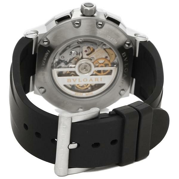 ブルガリ 腕時計 メンズ BVLGARI DG41BSVDCH ブラック シルバー 詳細画像