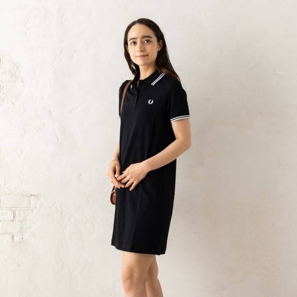 フレッドペリー ワンピース ツインティップ ブラック レディース FRED PERRY D3600 350 10 フレッドペリー ワンピース ツインティップ ブラック レディース FRED PERRY D3600 350 10