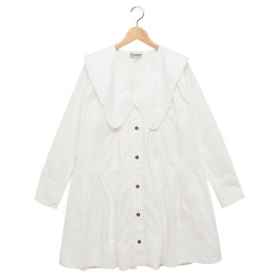 ワンピース GANNI Woman Dress White F9170 151 楽天市場】【P10倍 7/21 10時～7/24 24時】ガニー ワンピース