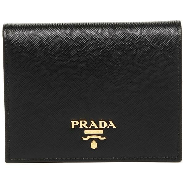 プラダ 折財布 レディース PRADA 1MV204 QWA F0002 ブラック 詳細画像