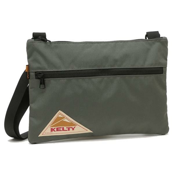 ケルティ ショルダーバッグ ビンテージフラットポーチ サコッシュ カーキグリーン メンズ レディース ユニセックス KELTY 32592214