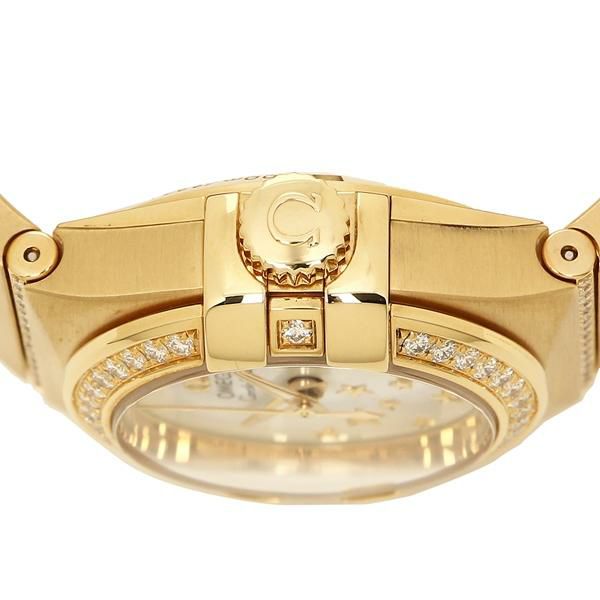 オメガ 腕時計 レディース OMEGA 123.55.27.20.05.002 イエローゴールド ホワイトパール 詳細画像