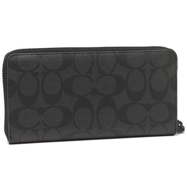 コーチ 財布 COACH F25517 N3A アコーディオン ウォレット メンズ レディース 長財布 ブラック オックスブラッド 黒 詳細画像