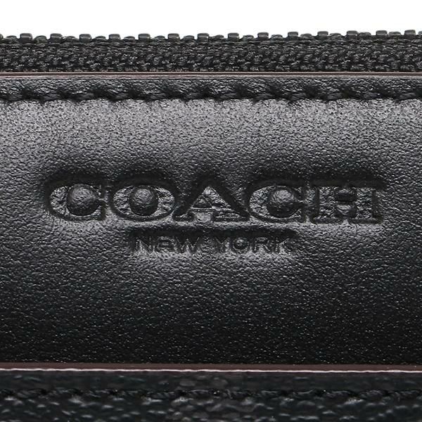 コーチ 財布 COACH F25517 N3A アコーディオン ウォレット メンズ レディース 長財布 ブラック オックスブラッド 黒 詳細画像