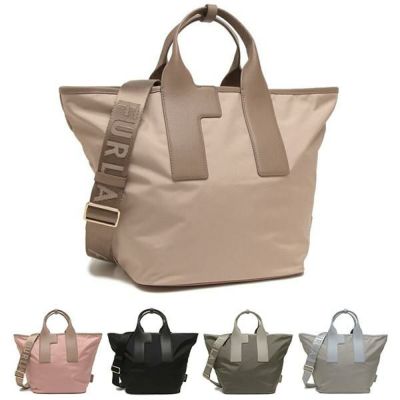 FURLA ベージュ トートバッグ ショルダーストラップ付き フルラ FURLA バッグ （ベージュ） -靴＆ファッション通販