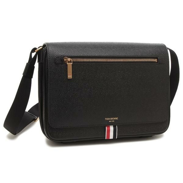トムブラウン ショルダーバッグ リポーター ブラック メンズ THOM BROWNE MAG143B 00198 001 トムブラウン ショルダーバッグ リポーター ブラック メンズ THOM BROWNE MAG143B 00198 001