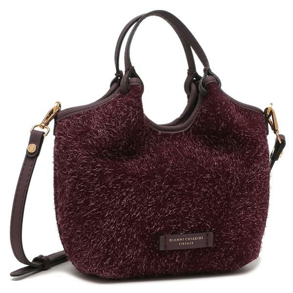 ジャンニキアリーニ ハンドバッグ ショルダーバッグ デュア パープル レディース GIANNI CHIARINI BS11108 LDN-PL PLUM 2024秋冬新作