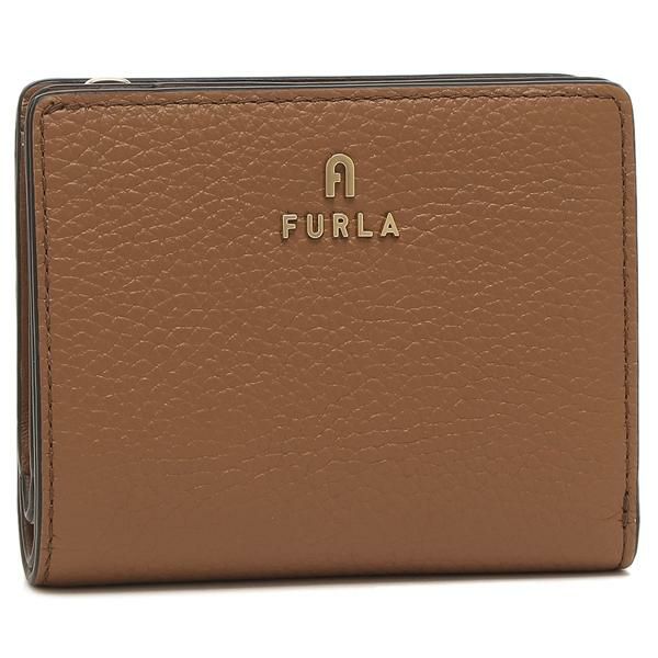 フルラ 二つ折り財布 カメリア ブラウン レディース FURLA WP00307 HSF000 RY000 2024秋冬新作