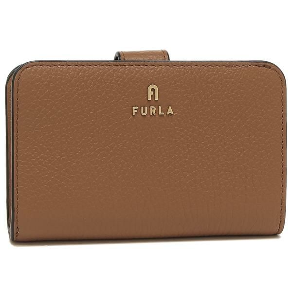 フルラ 二つ折り財布 カメリア ブラウン レディース FURLA WP00314 HSF000 RY000 2024秋冬新作