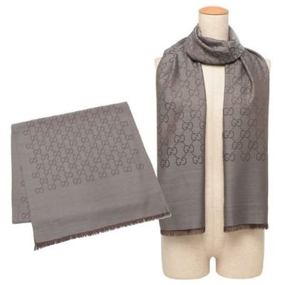グッチ スカーフ バンダナ ストール グレー レディース GUCCI グッチ スカーフ バンダナ ストール グレー レディース GUCCI