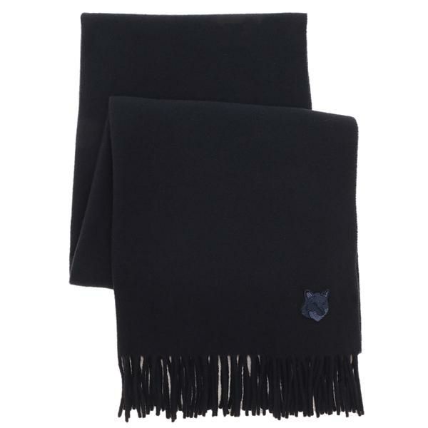 メゾンキツネ マフラー ブルー メンズ レディース ユニセックス MAISON