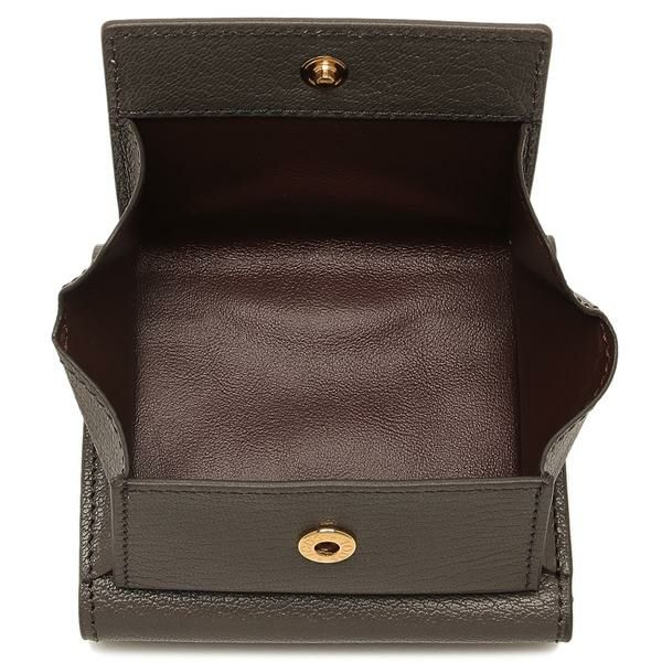 トッズ 三つ折り財布 Tタイムレス ミニ財布 グレー レディース TOD'S