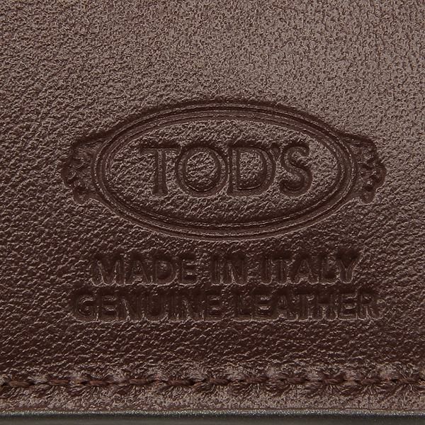 トッズ 三つ折り財布 Tタイムレス ミニ財布 グレー レディース TOD'S