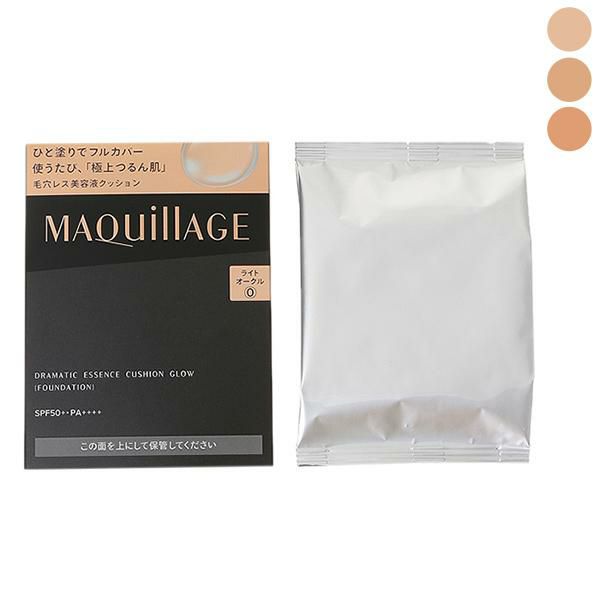 資生堂 マキアージュ MAQuillAGE ドラマティックエッセンスクッション グロウ SPF50+ PA++++ レフィル 13g クッションファンデーション