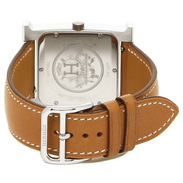エルメス 腕時計 レディース HERMES HH1.810.131/VBA 036833WW00 ブラウン シルバー ホワイト 詳細画像