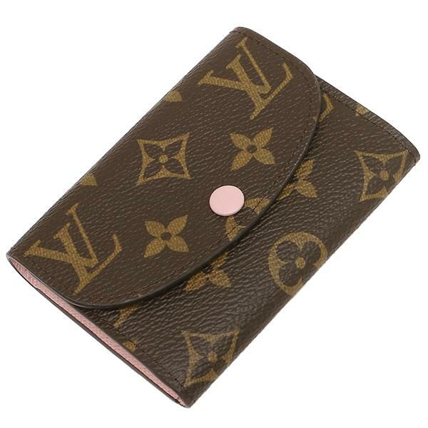 ルイヴィトン コインケース レディース LOUIS VUITTON M62361 ブラウン ピンク 詳細画像