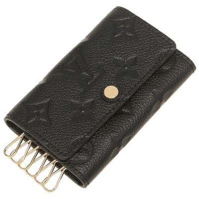 ルイヴィトン キーケース ミュルティクレ6 ブラック グレー メンズ