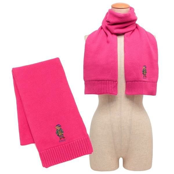ポロラルフローレン ベビー用品 マフラー ポロベア ピンク キッズ POLO RALPH LAUREN 313950736001 PK LXL