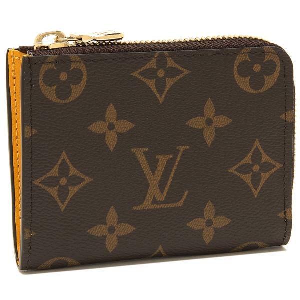 ルイヴィトン 小銭入れ コインケース キーケース ポルトフォイユノアコンパクト ブラウン イエロー レディース LOUIS VUITTON M83664 マルチカラー メンズ