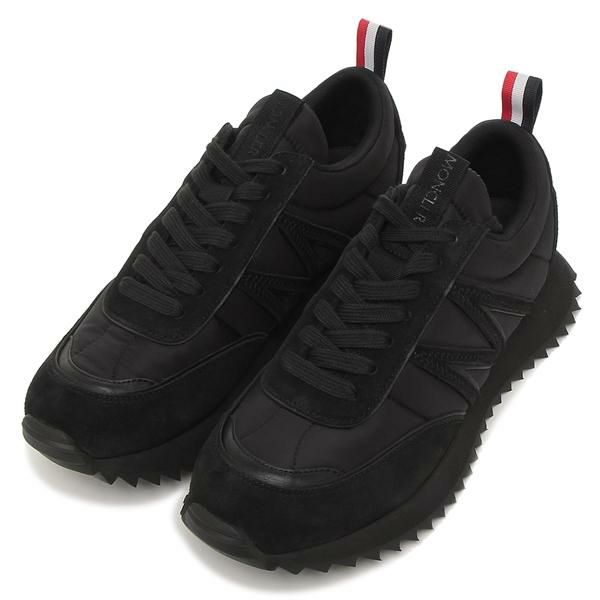 モンクレール スニーカー ペイシー ブラック メンズ MONCLER 4M00010 M4156 999 PECEY LOW TOP SNEAKERS BLACK 2024秋冬新作 41(約26cm)