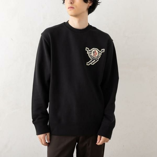 モンクレール スウェット ブラック メンズ MONCLER 8G00016 899V4 998 モンクレール スウェット ブラック メンズ MONCLER 8G00016 899V4 998