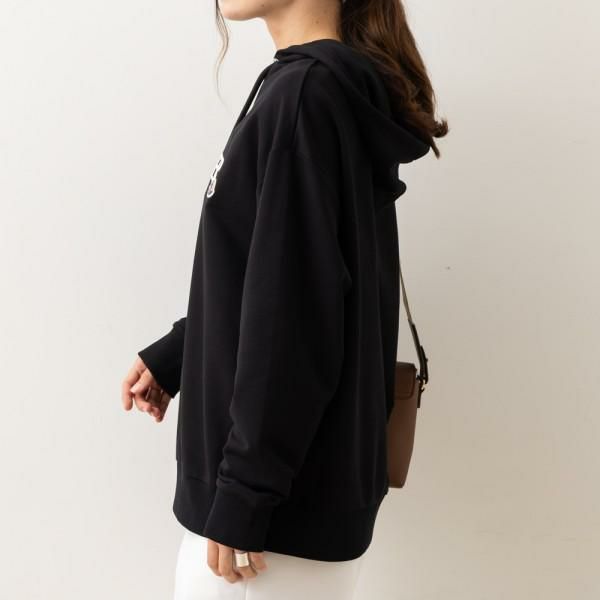 モンクレール パーカー フーディー ブラック レディース MONCLER