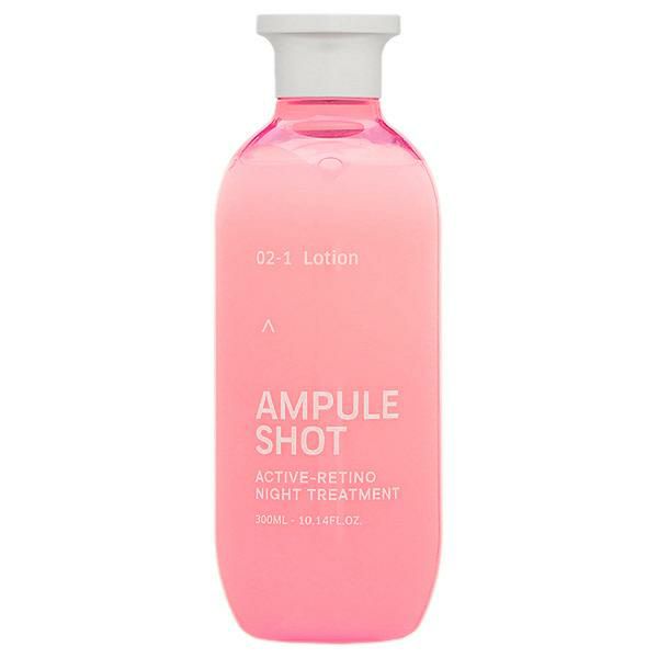 ボトルワークス アンプルショット AMPULE SHOT アクティブレチノ ナイトトリートメント ローション 300mL 化粧水 ローション