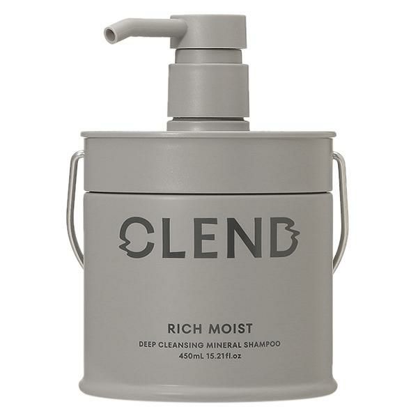 ボトルワークス クレンド CLEND リッチモイスト ディープクレンジング ミネラル シャンプー 450mL シャンプー