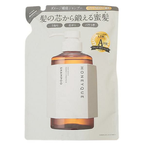 ボトルワークス ハニーク HONEYQUE ディープリペア シャンプー モイスト 詰め替え用 400mL シャンプー