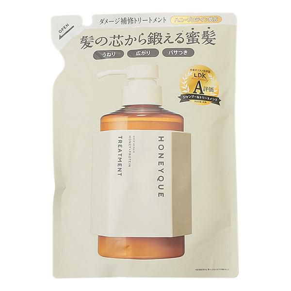 ボトルワークス ハニーク HONEYQUE ディープリペア ヘアトリートメント モイスト 詰め替え用 400mL トリートメント