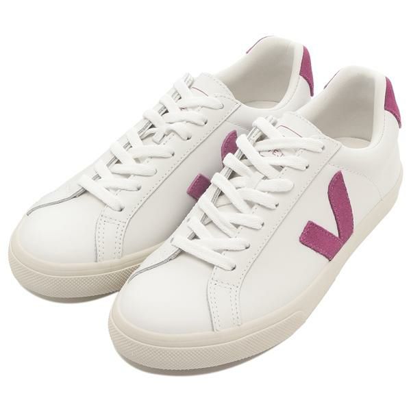 ヴェジャ スニーカー エスプラー ホワイト ピンク メンズ レディース ユニセックス VEJA EO0203712 2024秋冬新作 37(約23cm)