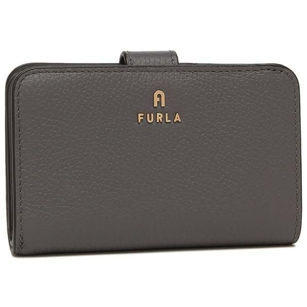 フルラ 二つ折り財布 カメリア グレー レディース FURLA WP00314 HSF000 2269S 2024秋冬新作