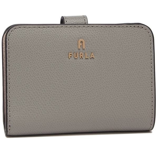 フルラ 二つ折り財布 カメリア グレー レディース FURLA WP00315 ARE000 3402S 2024秋冬新作