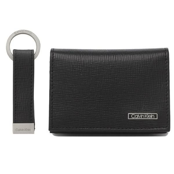 カルバンクライン カードケース キーホルダー ギフトセット ブラック メンズ CALVIN KLEIN 31CK330015 001