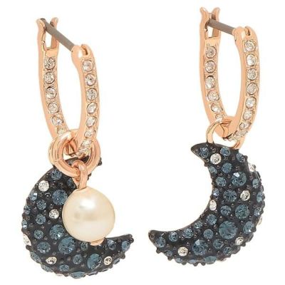SWAROVSKI ピアスソリテールホワイト ブルー レディース 5725002 スワロフスキー SWAROVSKI ピアス ソリテール ホワイト ブルー