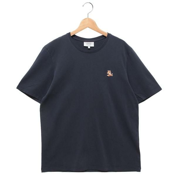 メゾンキツネ Tシャツ カットソー チラックス フォックス パッチ ネイビー メンズ MAISON KITSUNE LM00110KJ0008 P494 XS メゾンキツネ Tシャツ カットソー チラックス フォックス パッチ ネイビー メンズ MAISON KITSUNE LM00110KJ0008 P494 XS