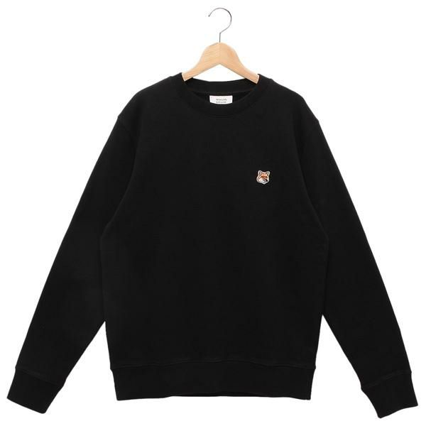 メゾンキツネ スウェット フォックスヘッド パッチ ブラック メンズ MAISON KITSUNE LM00301KM0001 P199 レディース メゾンキツネ スウェット フォックスヘッド パッチ ブラック メンズ MAISON KITSUNE LM00301KM0001 P199 レディース