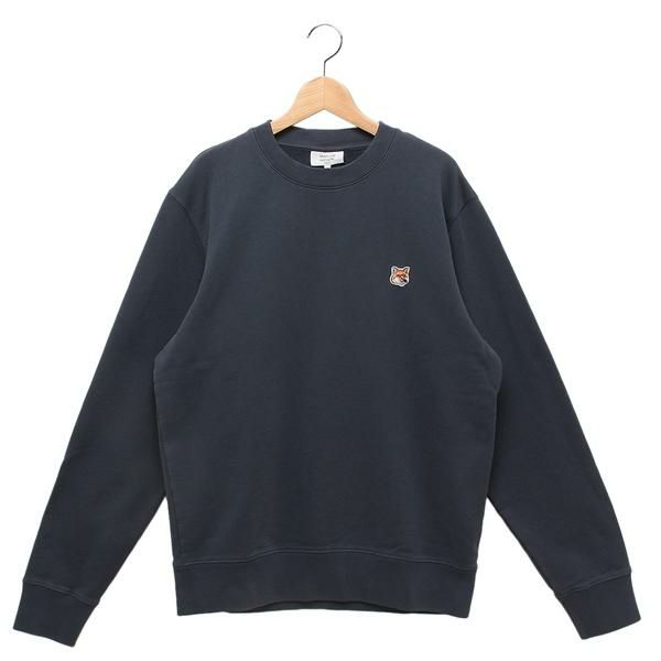 MAISON KITSUNE（メゾンキツネ）のスウェットが入荷しました 落ち着いた色合いに、フォックスヘッドの刺しゅうを施してブランドらしさを表現しました。ベーシックなクルーネックデザインで、さまざま