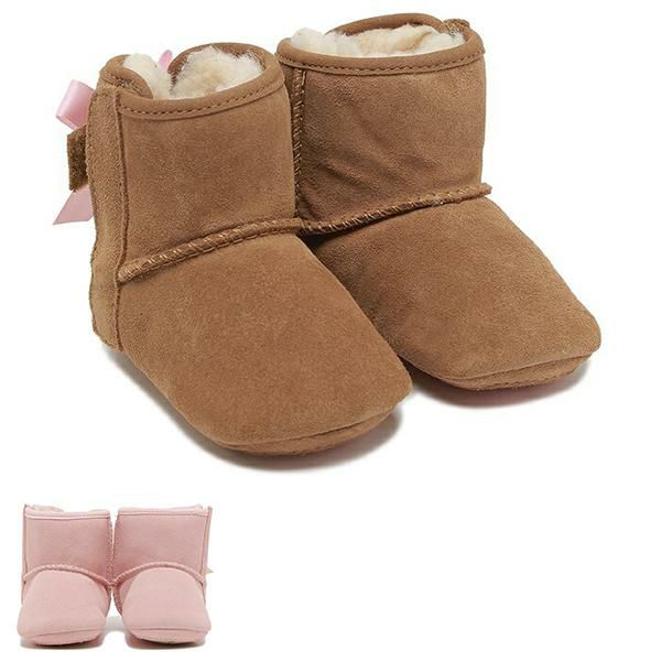 アグ ベビーシューズ ベビー ジェシー ボウ ムートンブーツ 靴 キッズ UGG 1018452I 0/1(0-6months)