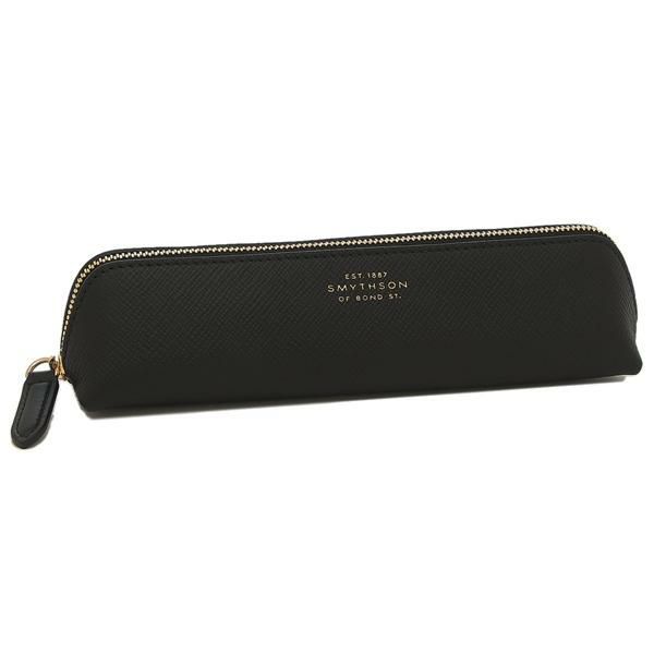 スマイソン ポーチ パナマ ペンシルケール ブラック レディース SMYTHSON 1029801