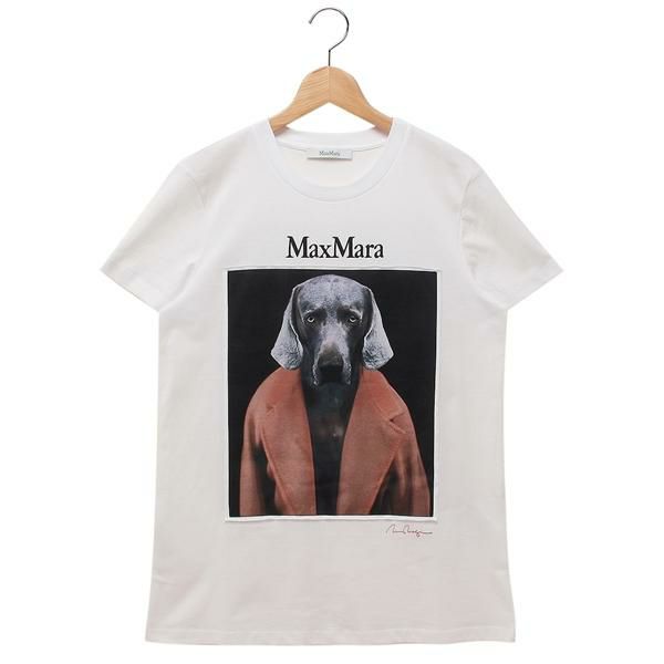 マックスマーラ Tシャツ カットソー チプリア ホワイト ピンク レディース Max Mara 2421946071600 012 S マックスマーラ Tシャツ カットソー チプリア ホワイト ピンク レディース Max Mara 2421946071600 012 S