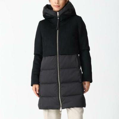 ムーレー ダウンベスト コート ファイア 撥水 ブラック FIRE WK メンズ