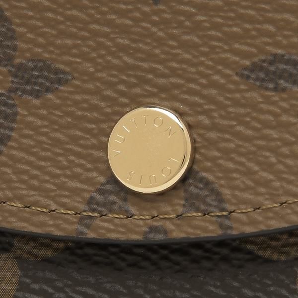 ルイヴィトン 小銭入れ コインケース ポルトモネロザリ ブラウン