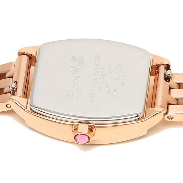 ルビンローザ 腕時計 レディース 替えベルト付き Rubin Rosa R025SOLPWH ホワイト ピンクゴールド 詳細画像
