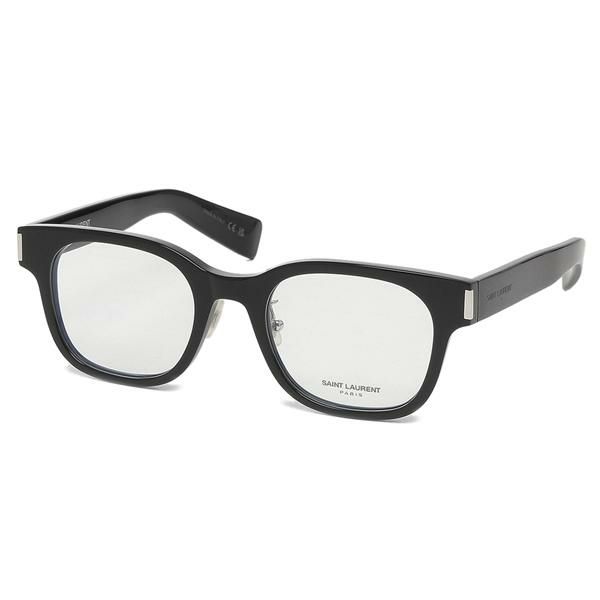 サンローランパリ メガネ 眼鏡 メガネフレーム 48サイズ ブラック メンズ レディース ユニセックス SAINT LAURENT PARIS SL722/J 001 2024秋冬新作