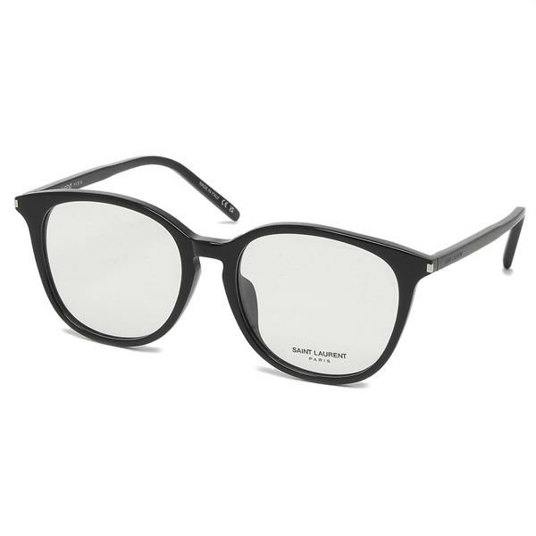 サンローランパリ メガネ 眼鏡 アイウエア 52サイズ ブラック レディース SAINT LAURENT PARIS SL724/F 001 2024秋冬新作